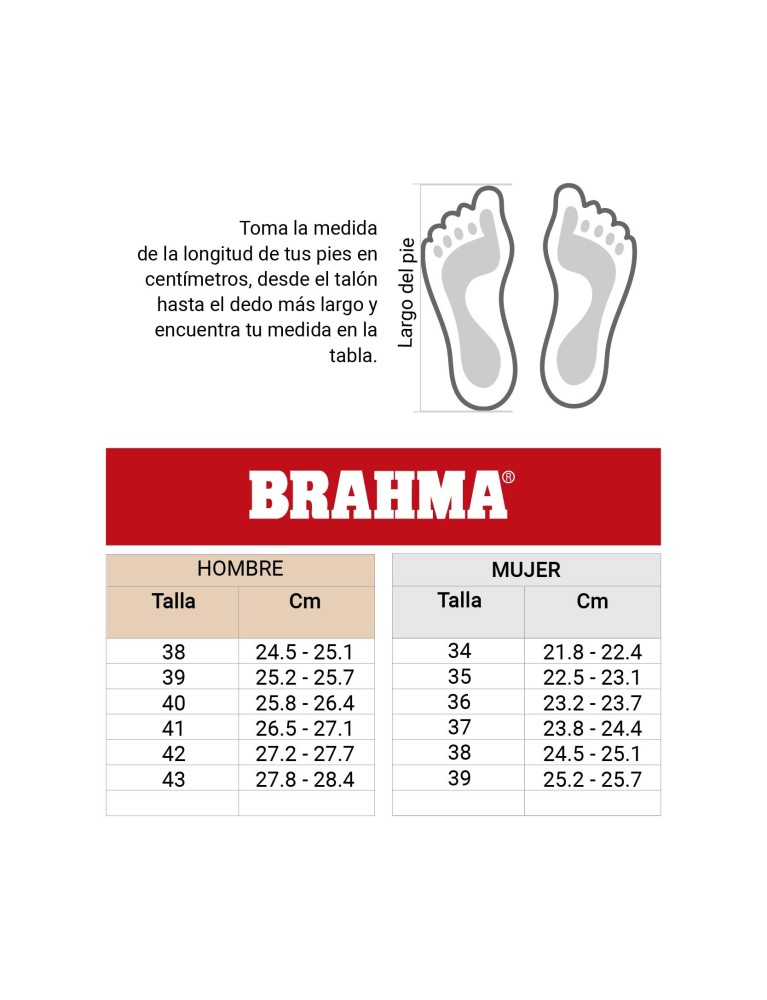 Brahma Zapatos Hombre 0443092 Negro