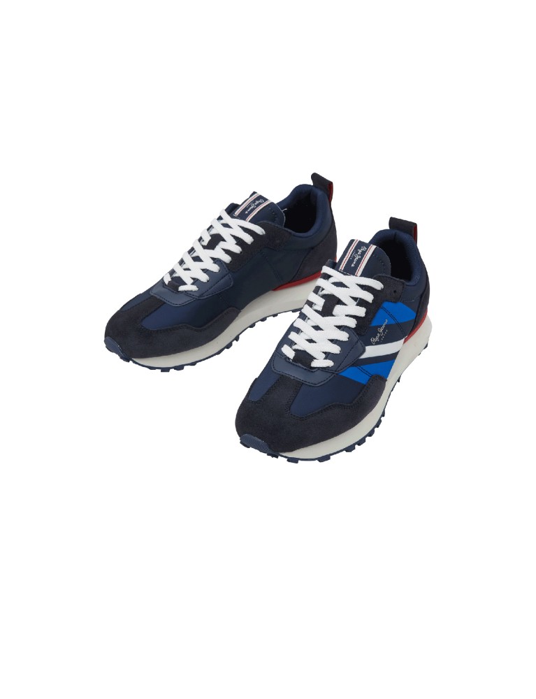 Zapatillas cómodo de hombre PEPE JEANS pms30995 color azul